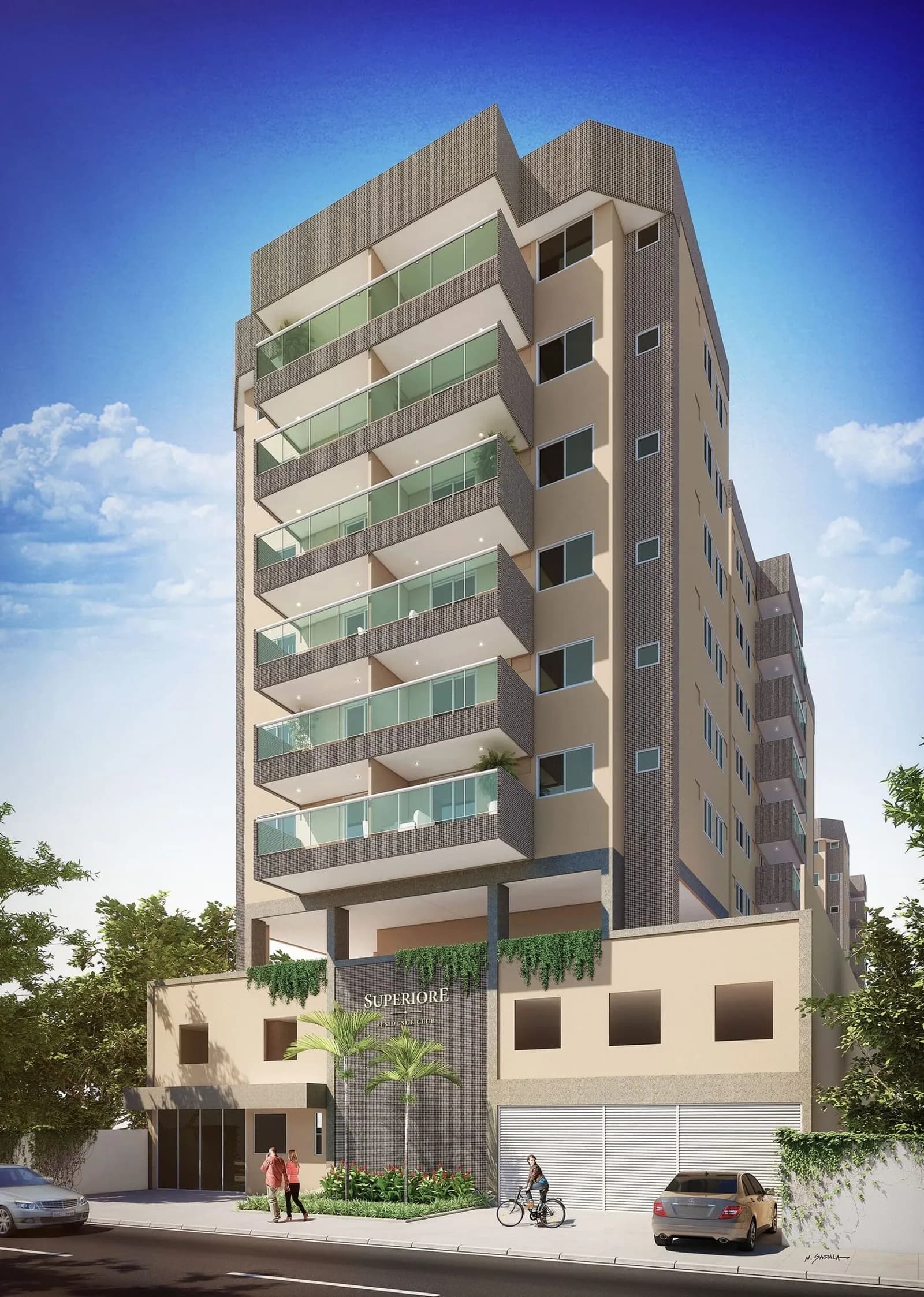 Fachada do Superiore Residence Club