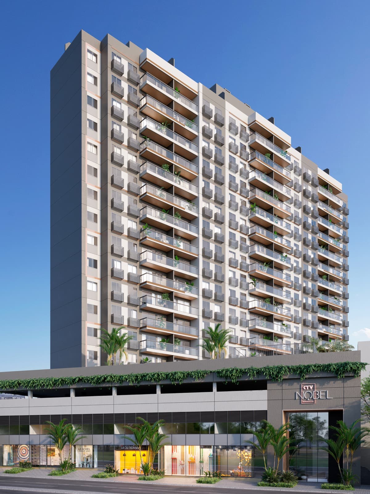 Fachada do CTV Nobel Residencial