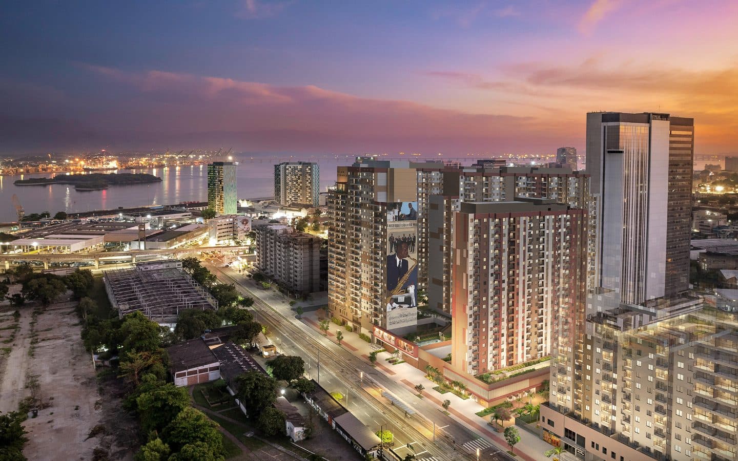 Fachada do Residencial Pixinguinha — Condomínio Rosa